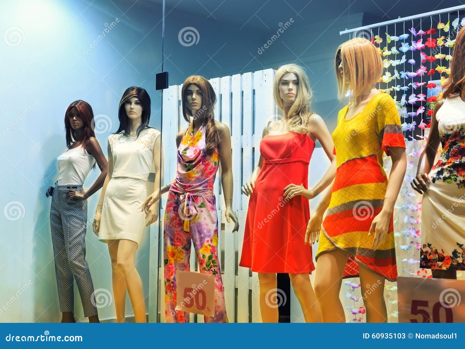 Female Chrome Mannequins - In The Event