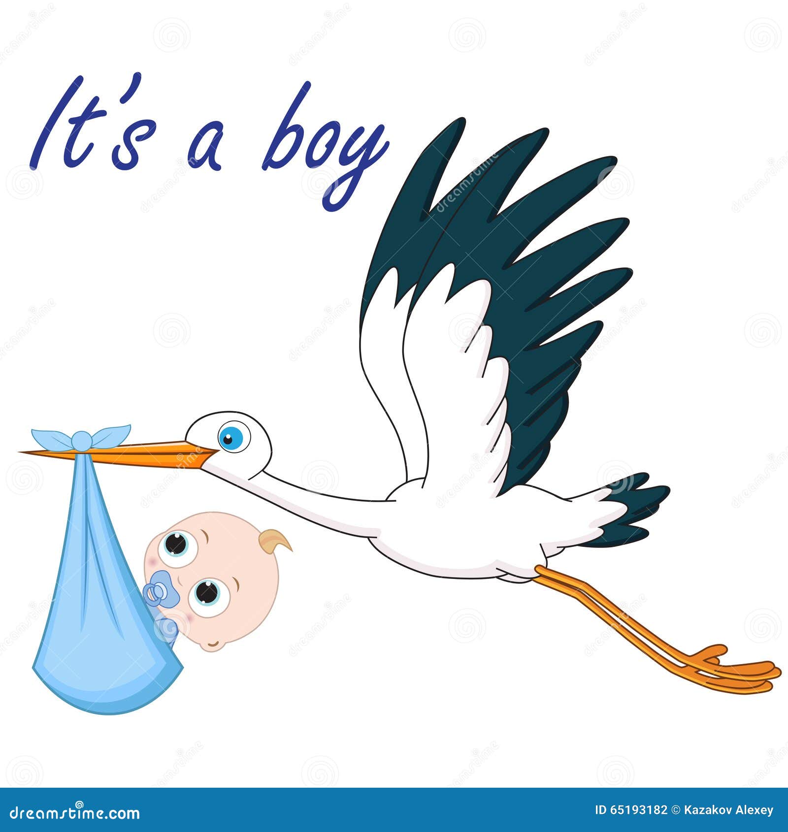 free clipart stork with baby boy - photo #40