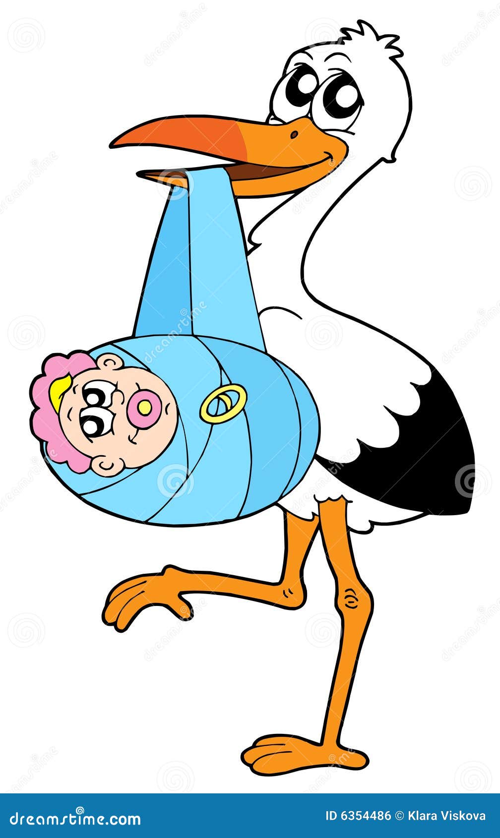 clipart image stork holding a baby - photo #6