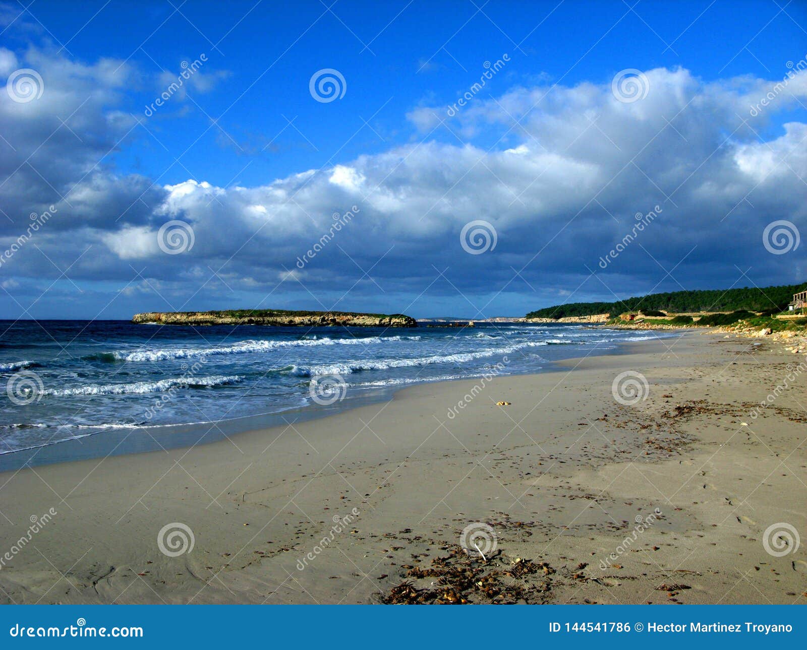 Storm In Binigaus Stock Photo Image Of Beaches Menorquina