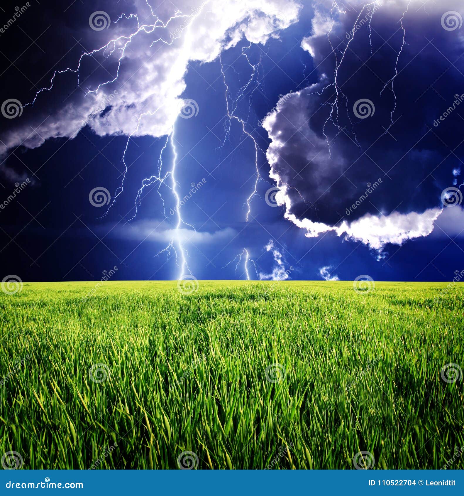 Storm stock photo. Image of bright, ecology, flash, idyllic 110522704