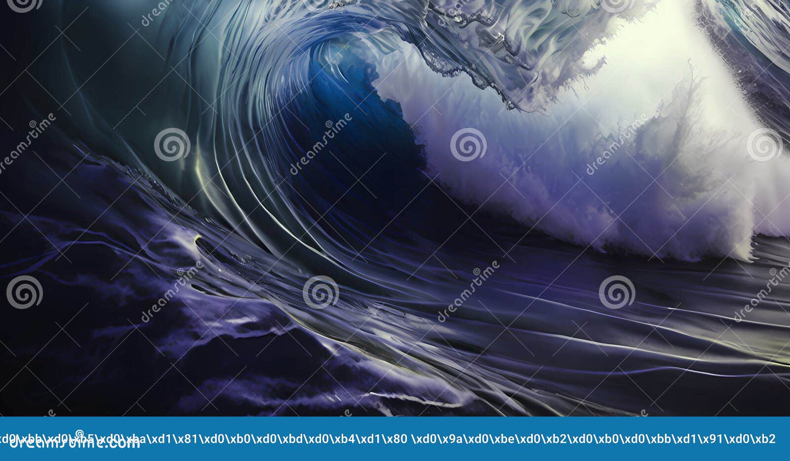 Storm Wave on Ocean in Motion. Nature Background with Wave Stock ...