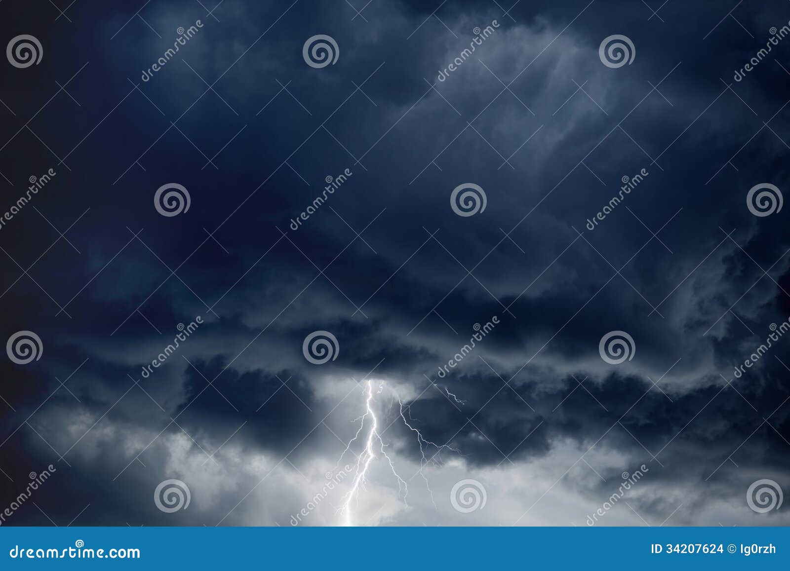 stormy sky, lightning