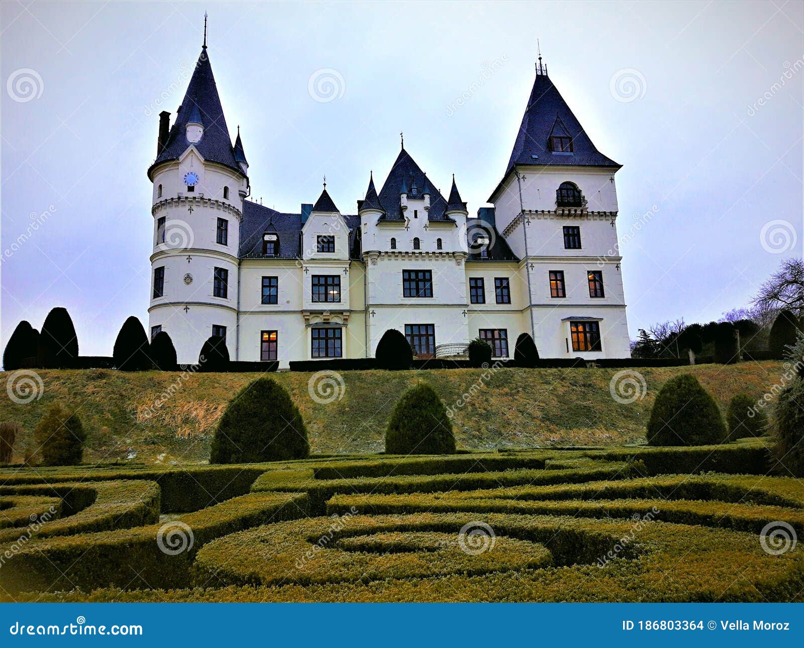 The Story of One Castle. AndrÃ¡ssy Castle . Stock Photo - Image of  szabolcsszatmárbereg, castle: 186803364