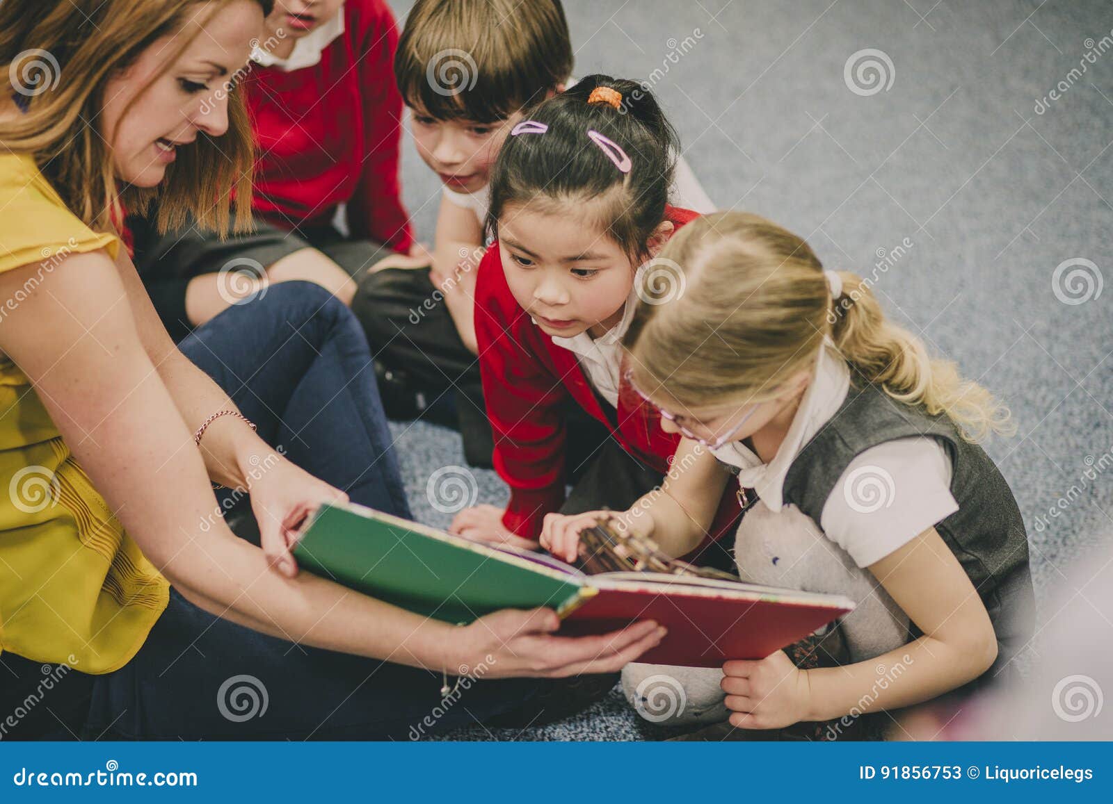 storytime in the classroom