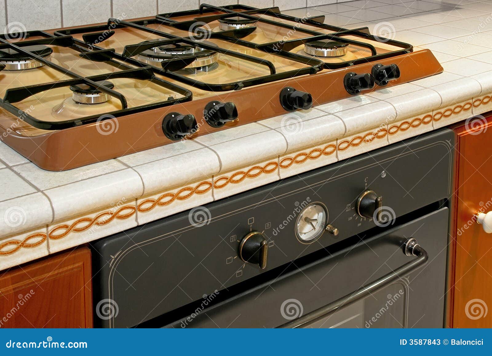 Stove detail stock image. Image of contemporary, large 3587843