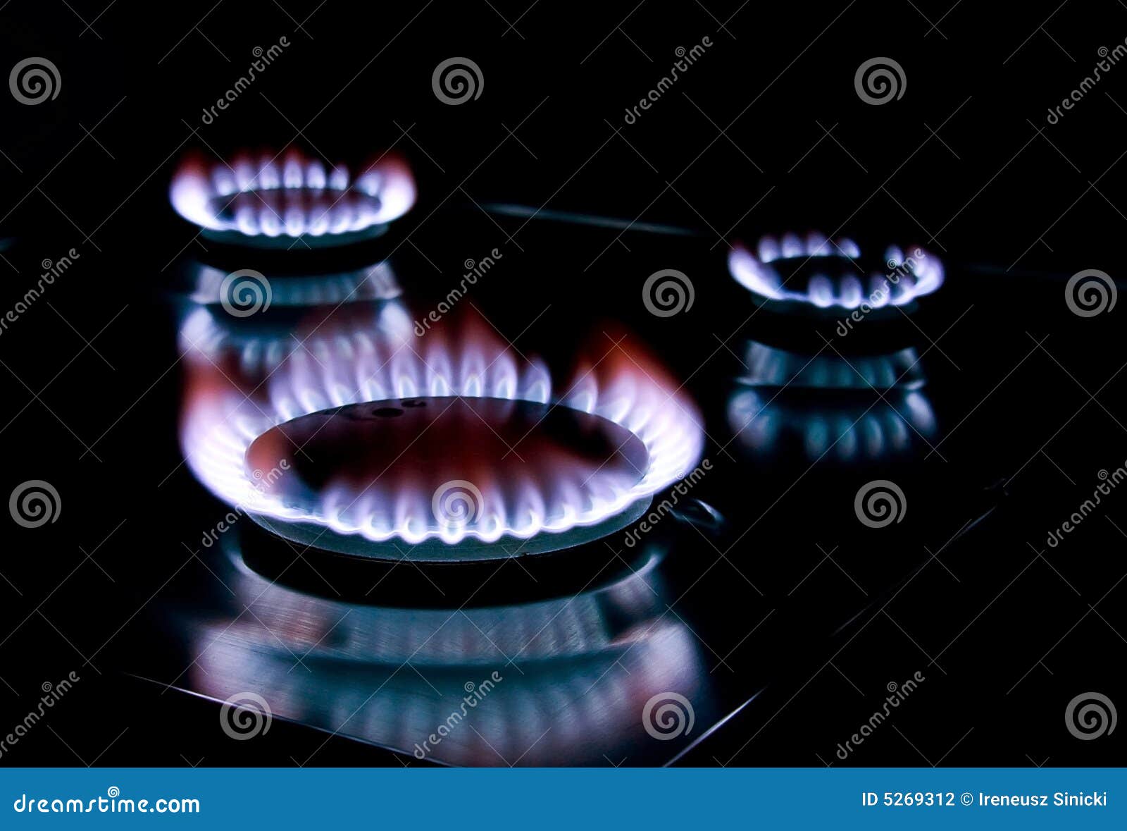 Stove gas stock photo. Image of oven, blaze, appliance 5269312