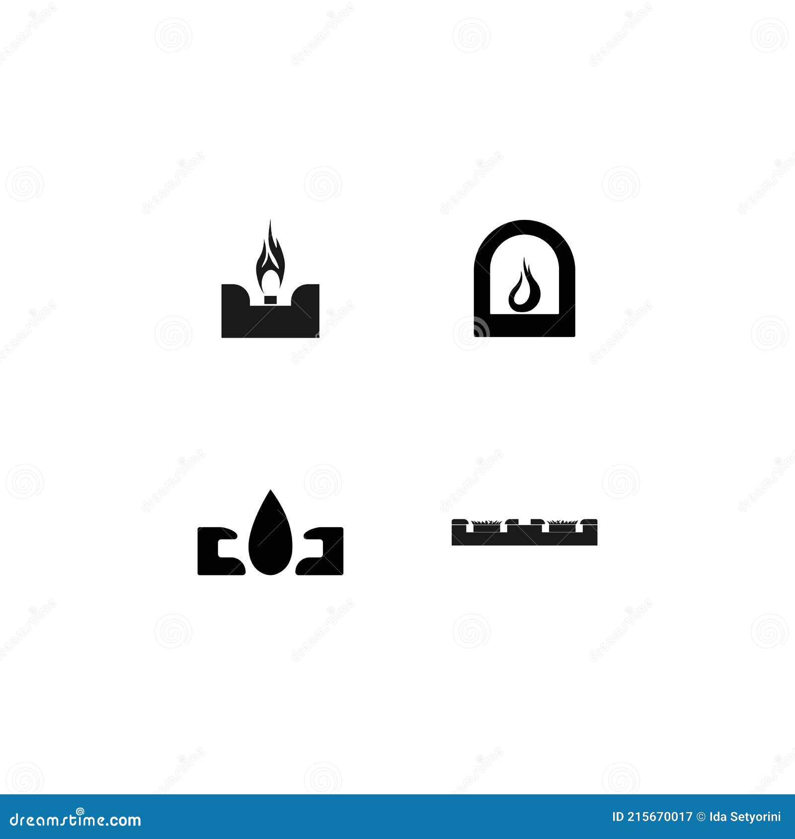 Stove logo stock vector. Illustration of graphic, food 215670017