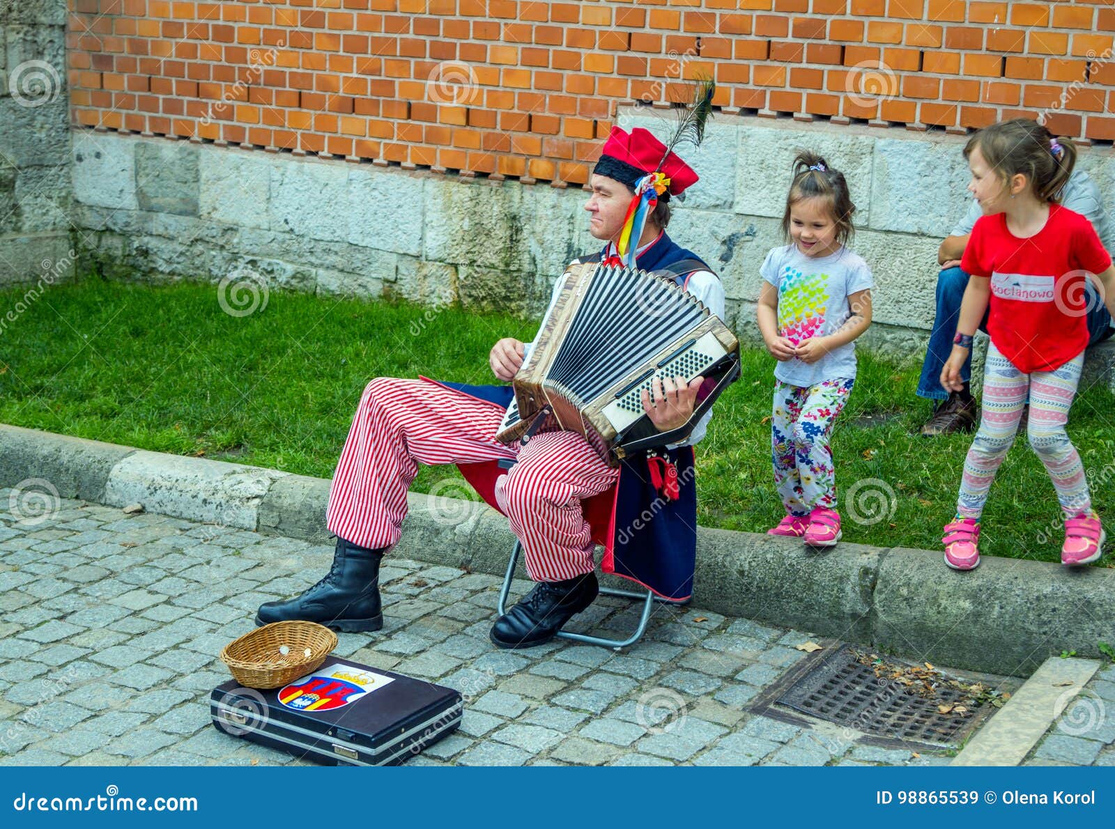 Bronze Figur kind Lazzarone accordion spielen Straßenmusiker 