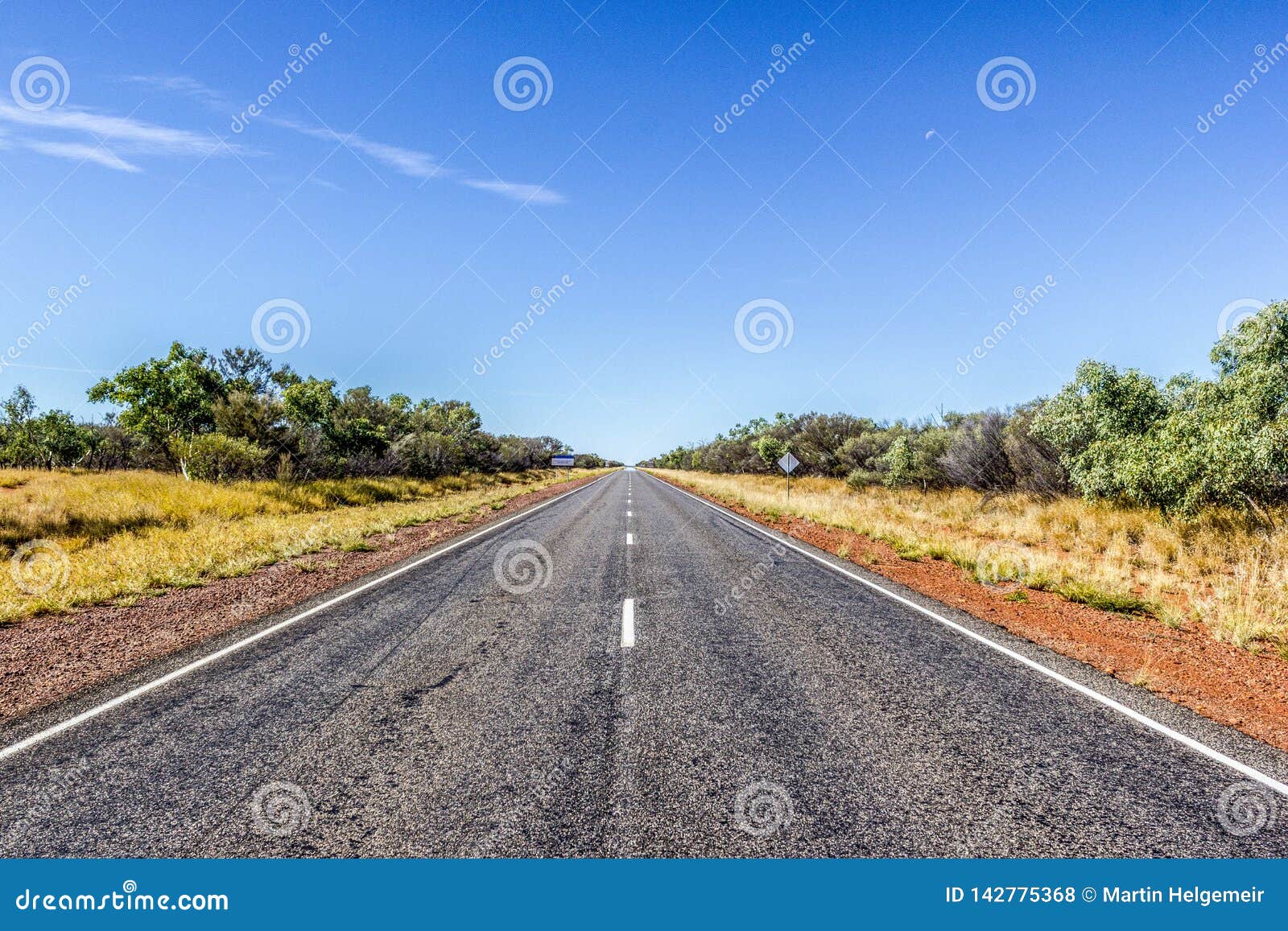 straight road through the dessert of australia, south australia, stuart highway australia