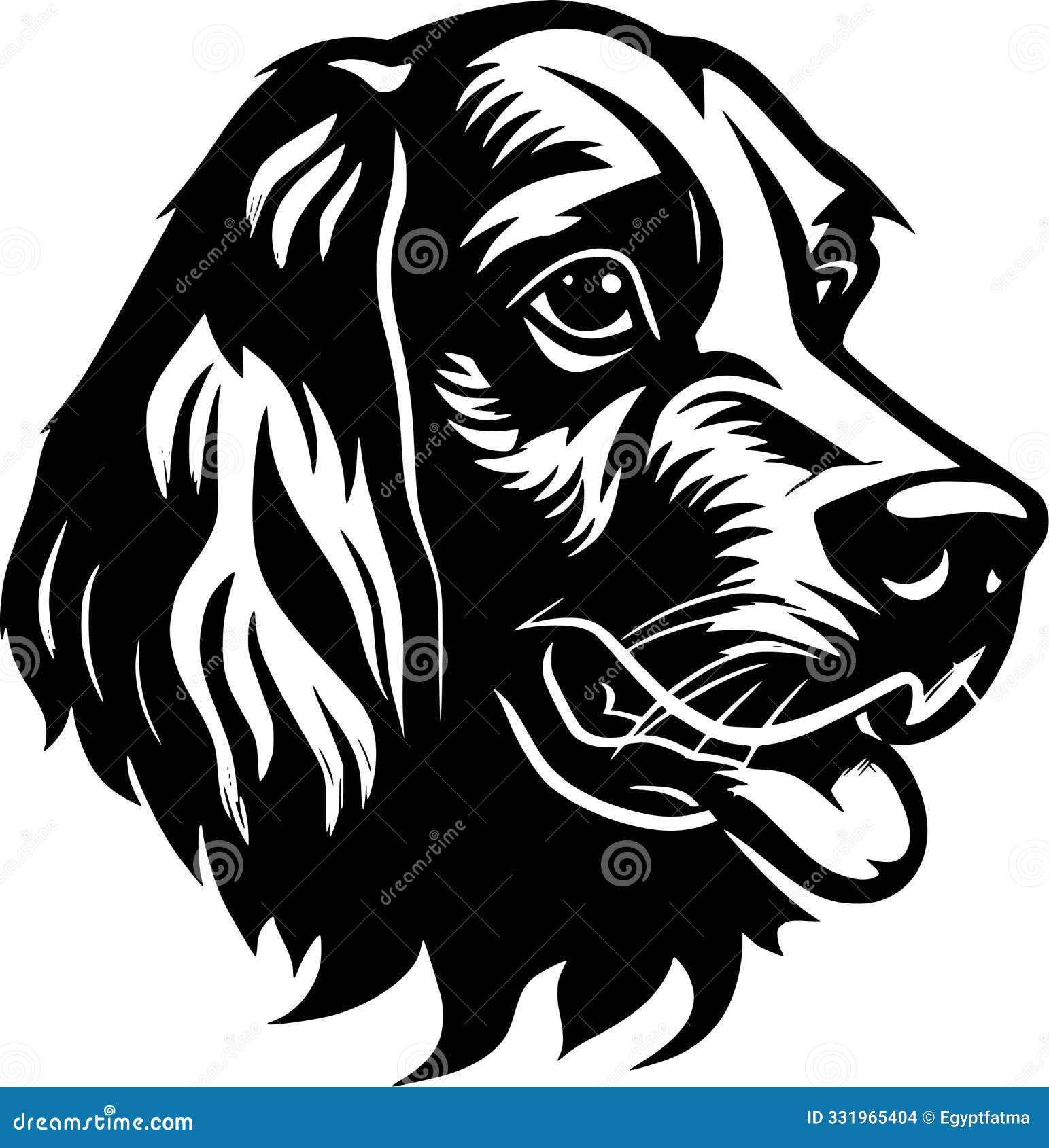 dog - high quality  logo -   ideal for t-shirt graphic