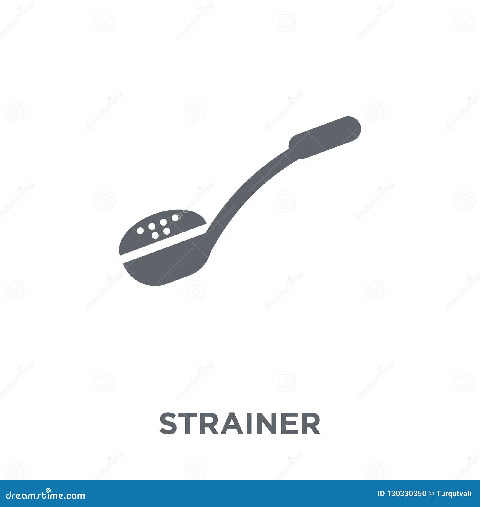 Strainer Icon from Collection. Stock Vector Illustration of symbol