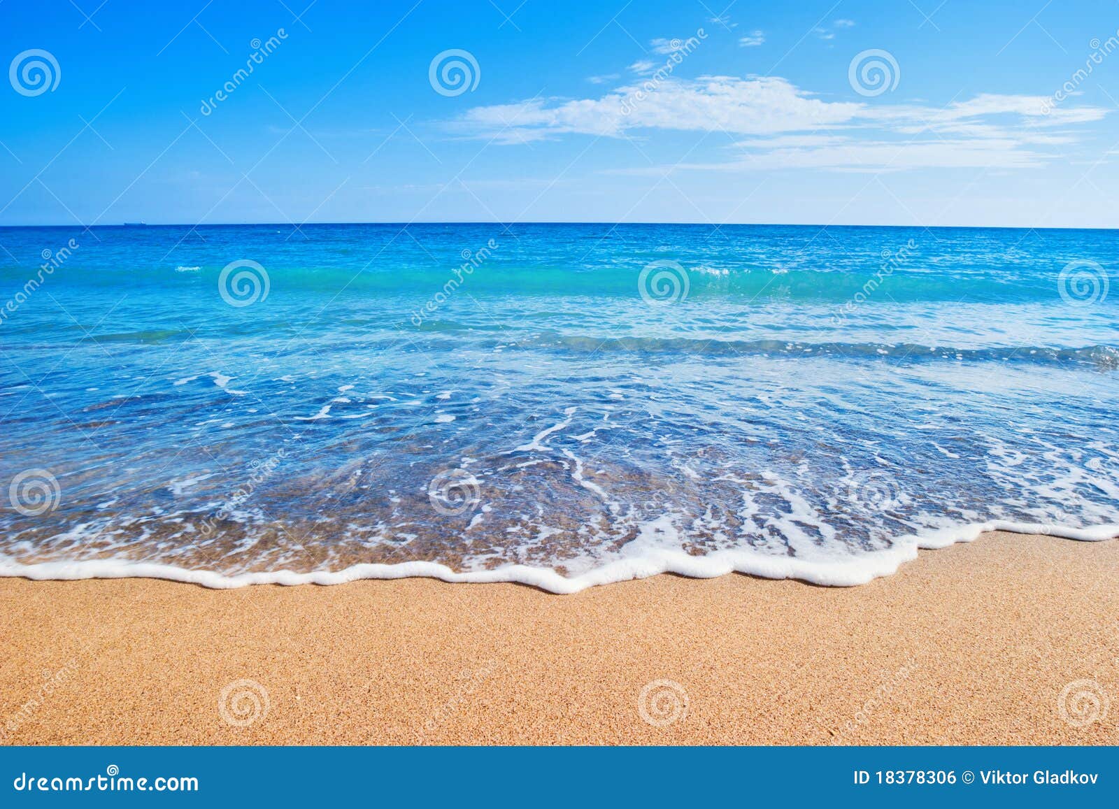 Strand und Meer. Schöne Landschaft