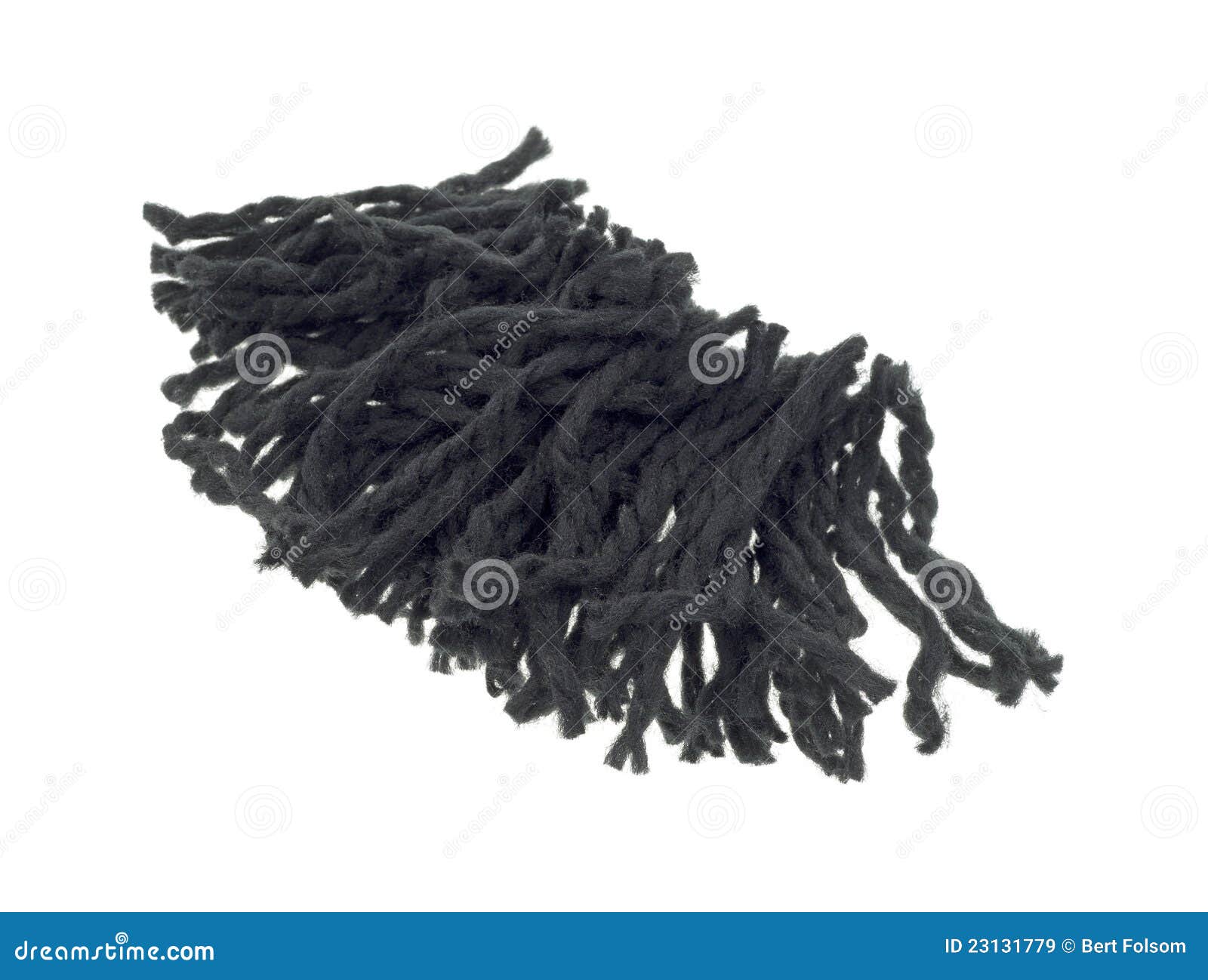 Strands of black rug yarn stock image. Image of fluffy 23131779