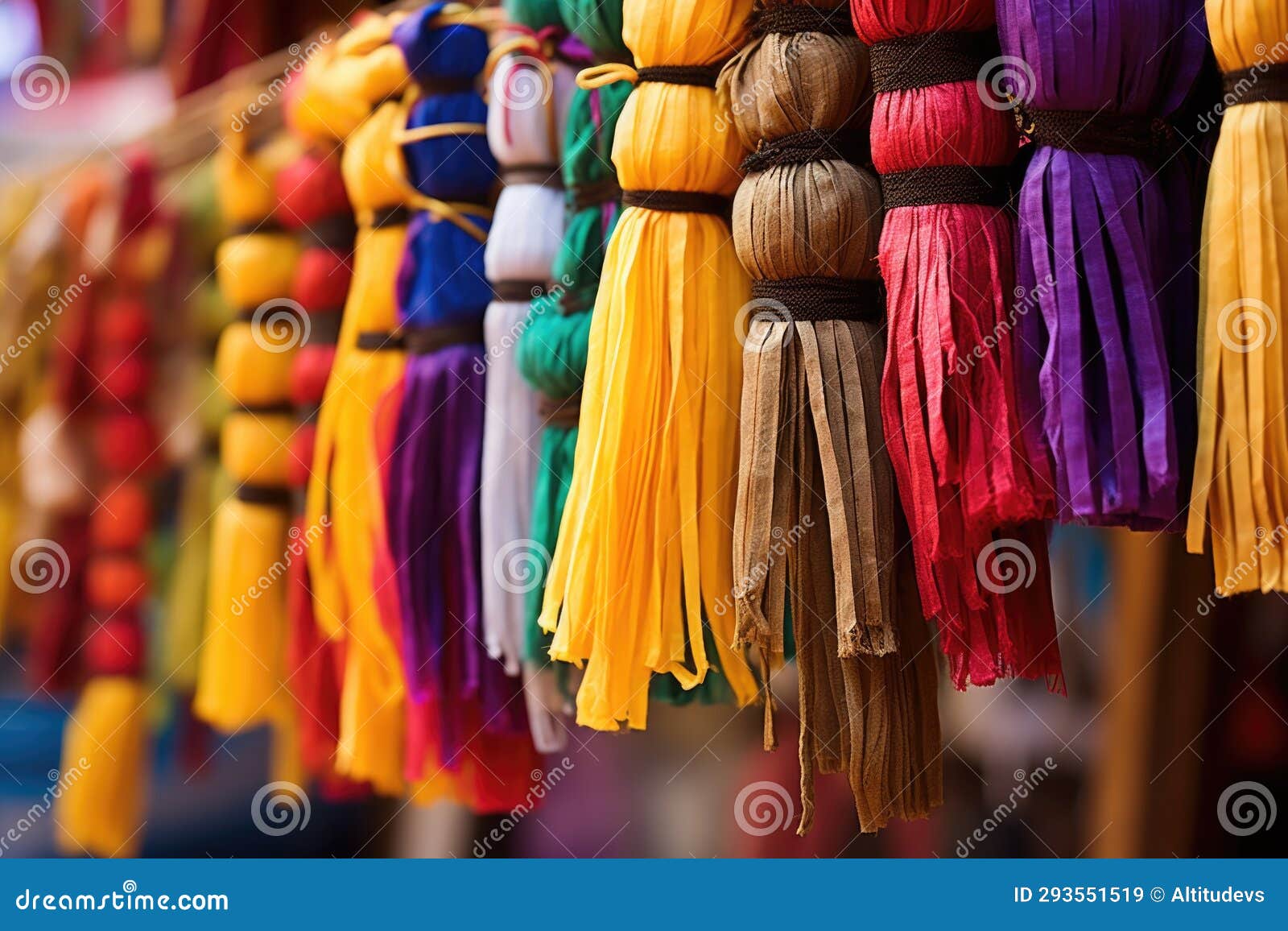 Strands of Prayer Flags Available for Purchase Stock Image Image of