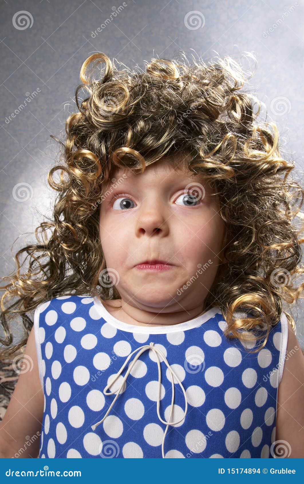 Strange little girl stock photo. Image of wideangle, stuck 15174894