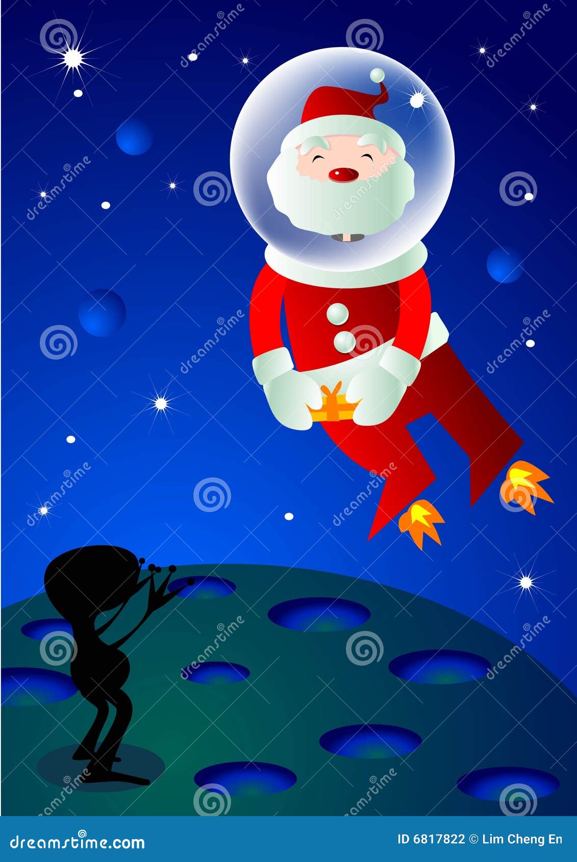 Straniero illustrazione vettoriale. Illustrazione di santa 6817822