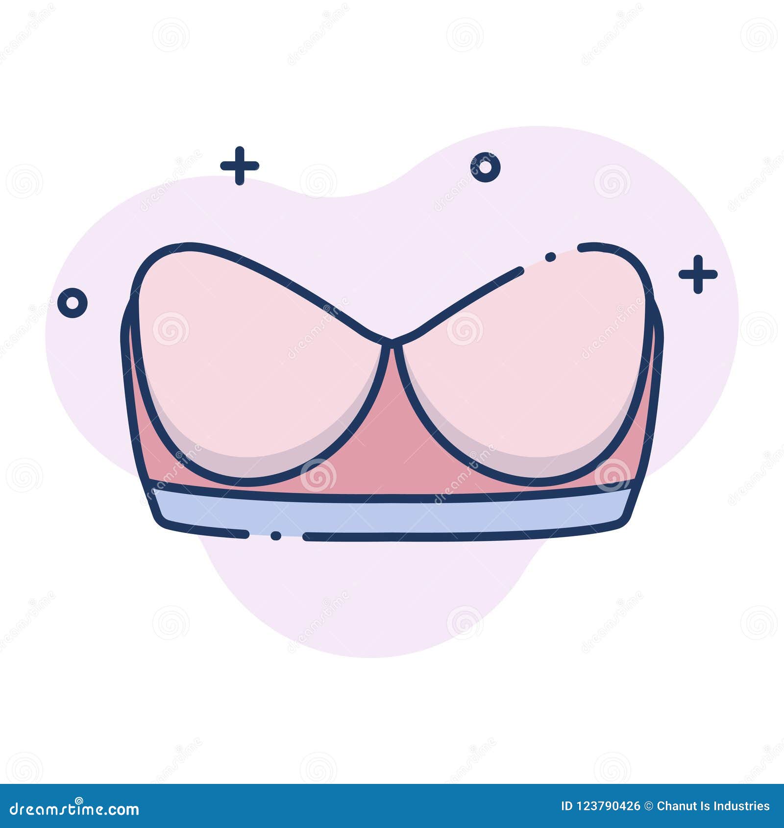 Free bra - Vector Art
