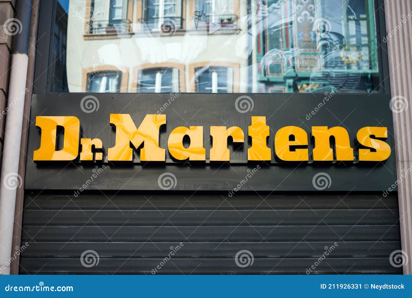 monitor Cane Infant Dr. Martens Logo on Store Front in the Street Editorial Photo - Image of  city, england: 211926331
