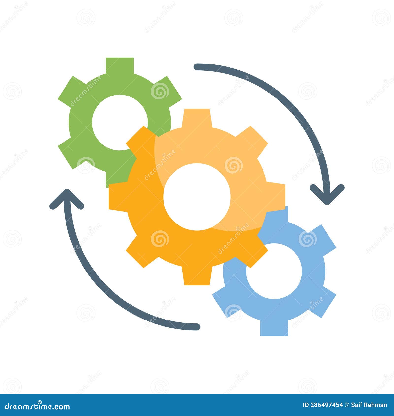 operational alignment  flat icon style . eps 10 file