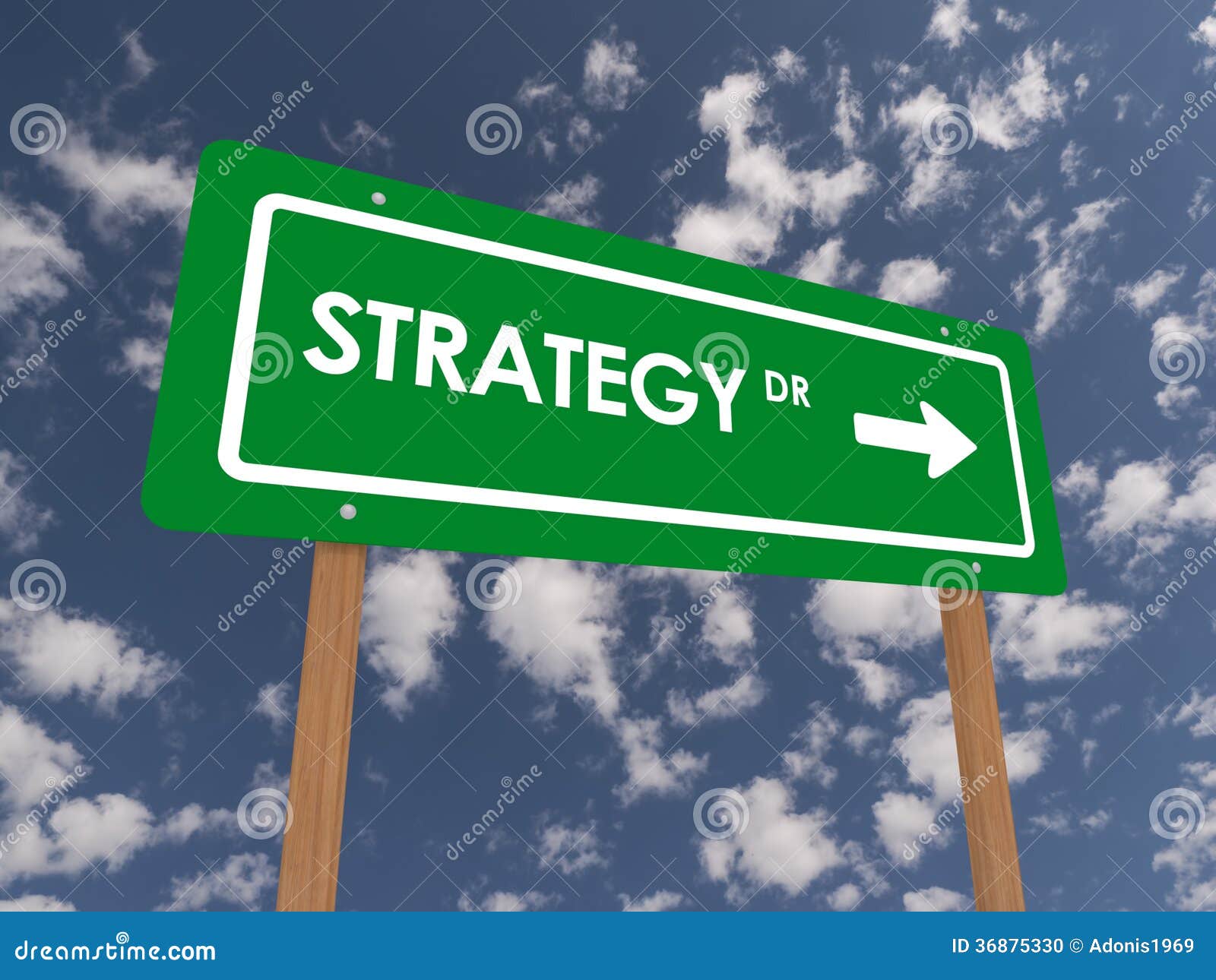 Strategy drive sign stock photo. Image of plans, marketing 36875330
