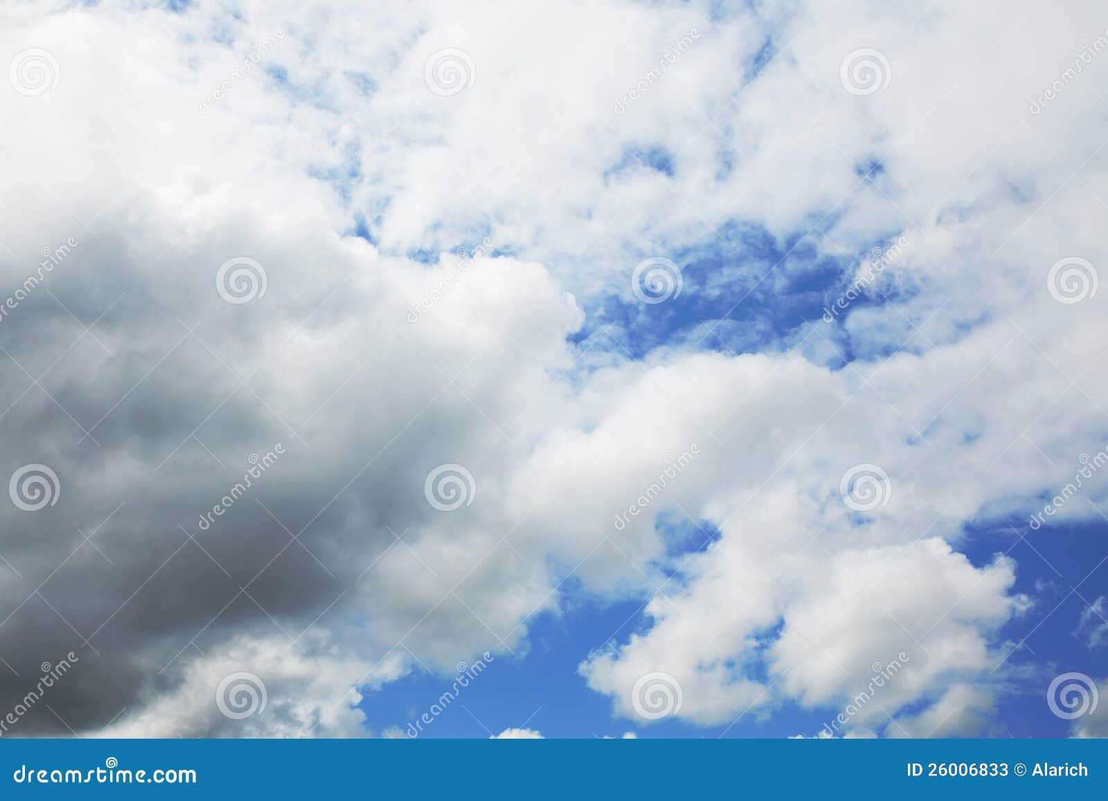 stratocumulus clouds and the blue sky