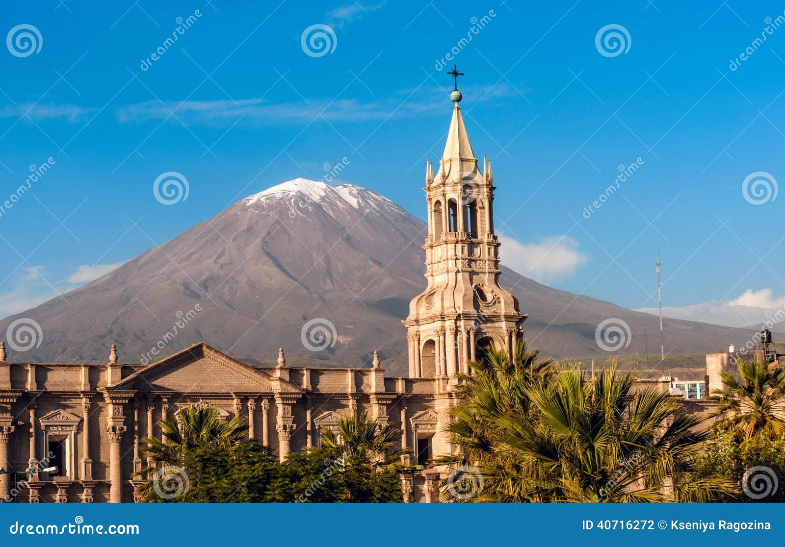 stratovolcano el misti, arequipa, peru