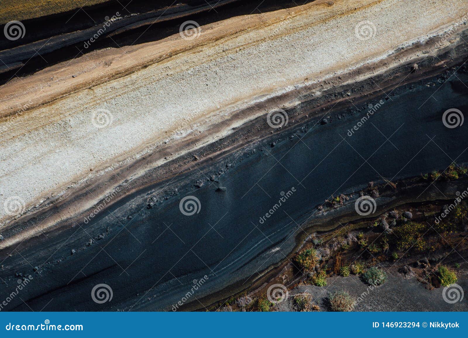 stratum of earth crust in cross-section, abstract background