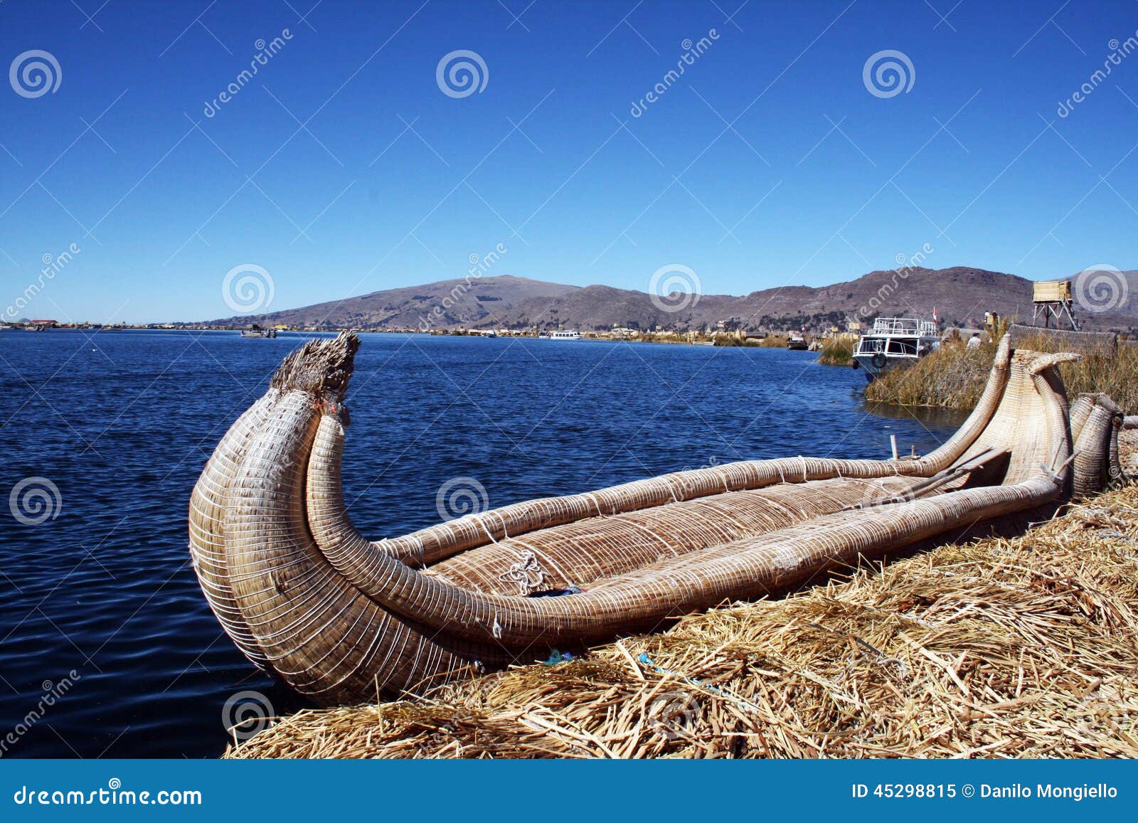 Straw boat stock image. Image of straw, typical, ship 45298815