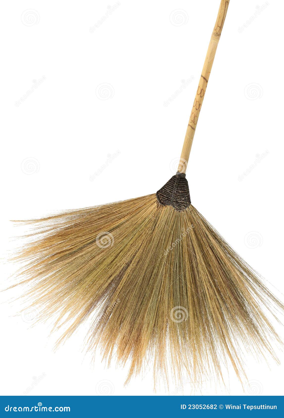 Straw broom stock photo. Image of home, domestic, dirt 23052682