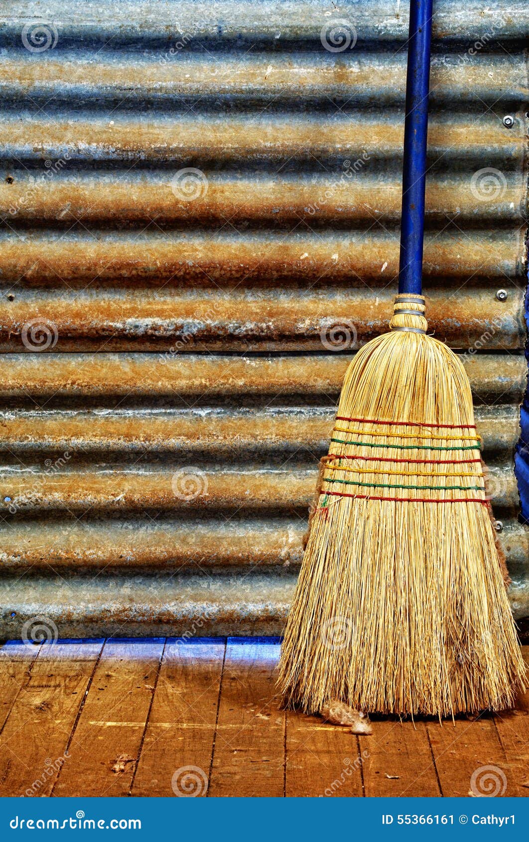Straw broom stock image. Image of housework, woolshed 55366161