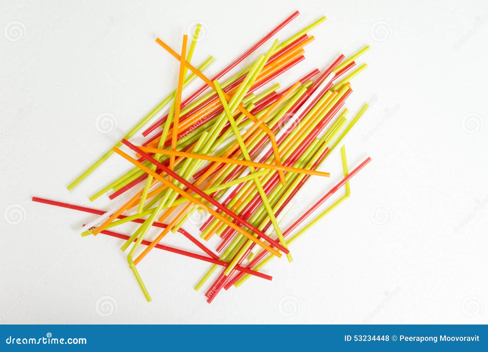 Straw Color Colorful Water Suck Use Concept Stock Photo Image of