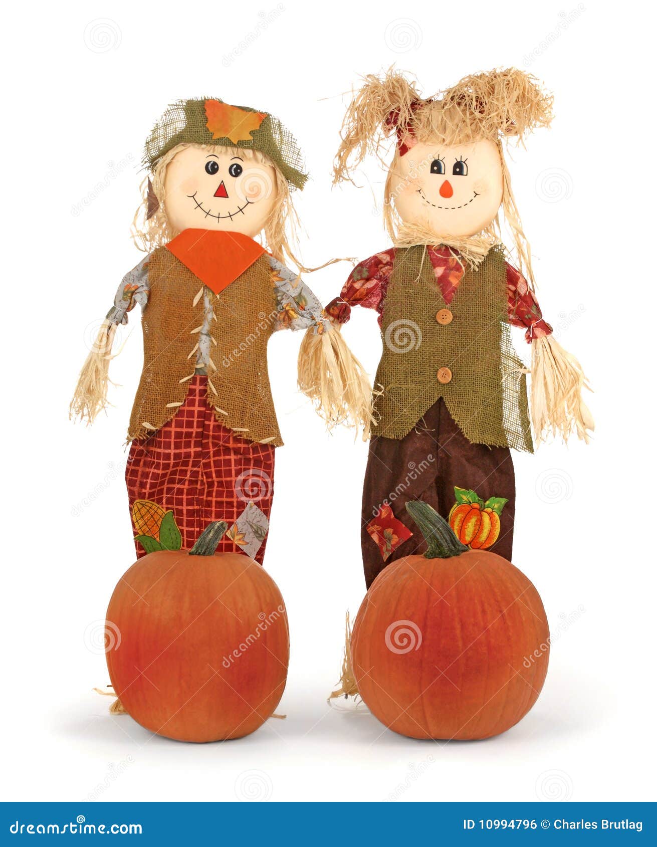 Straw Dolls stock photo. Image of girl, scarecrow, autumn 10994796