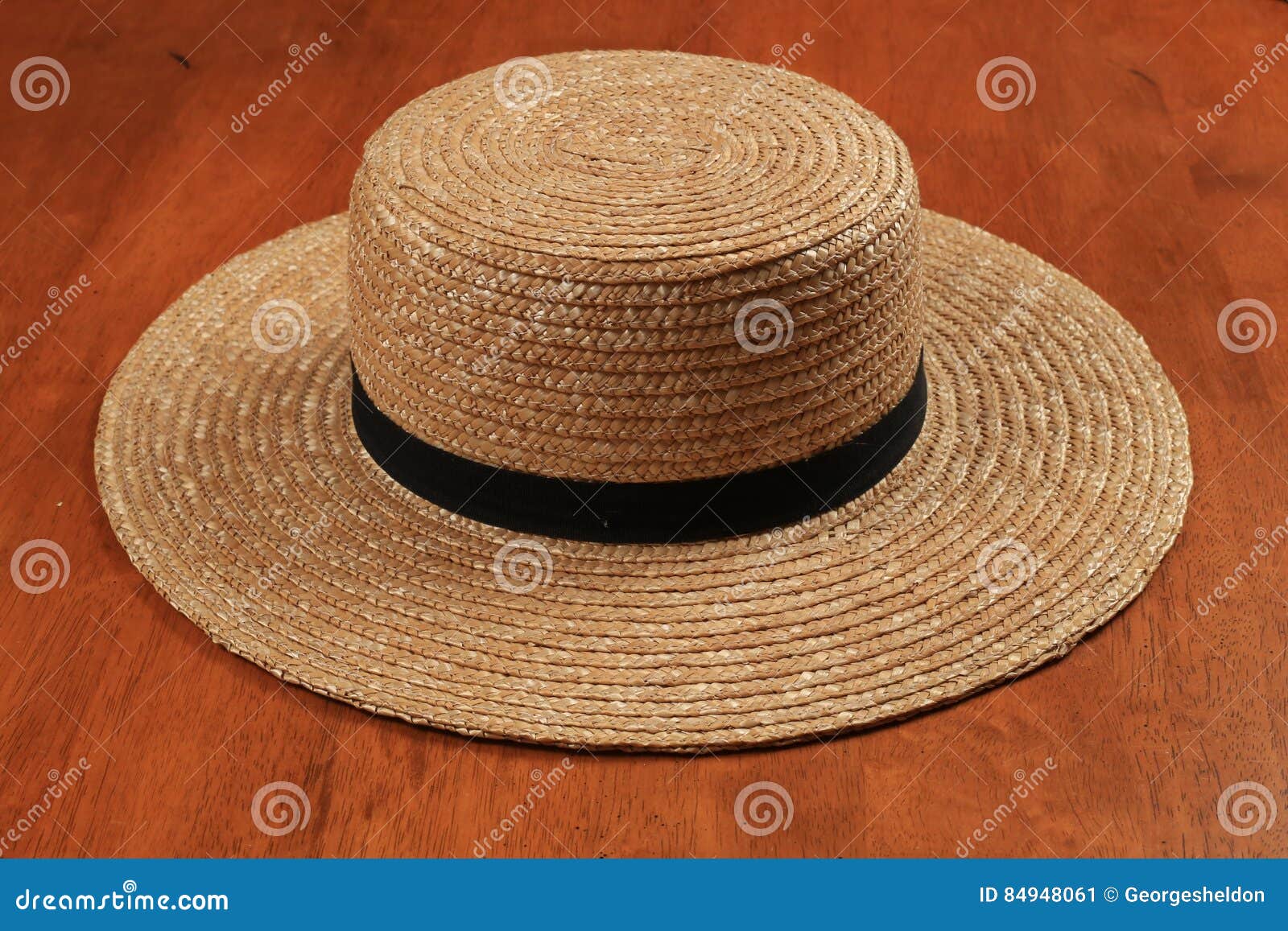 Straw Hat stock image. Image of summer, american, rural - 84948061
