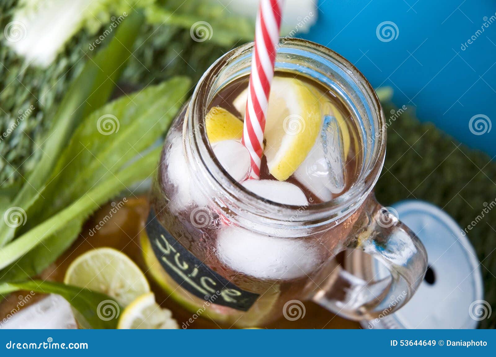 Straw in juice mug stock image. Image of juice, glass 53644649