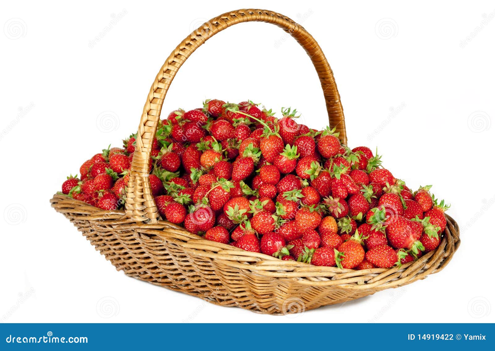 Strawberries in Basket stock photo. Image of homegrown 14919422