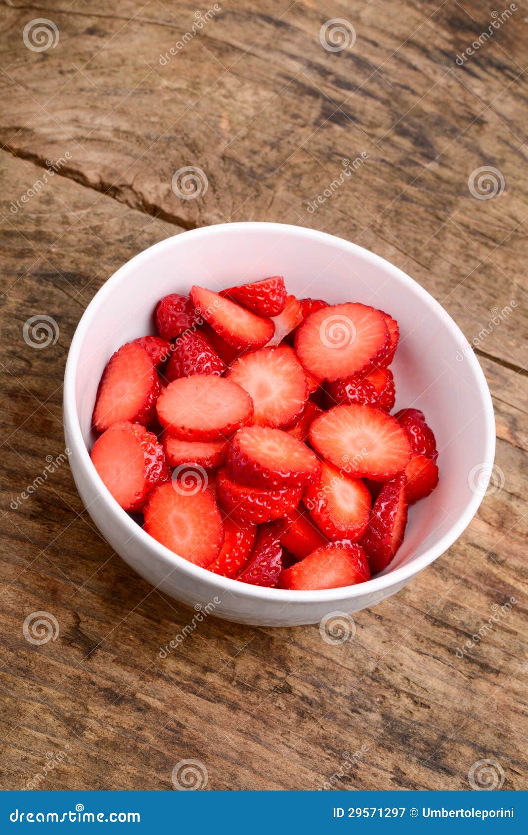 Strawberries cup stock image. Image of slice, sliced 29571297