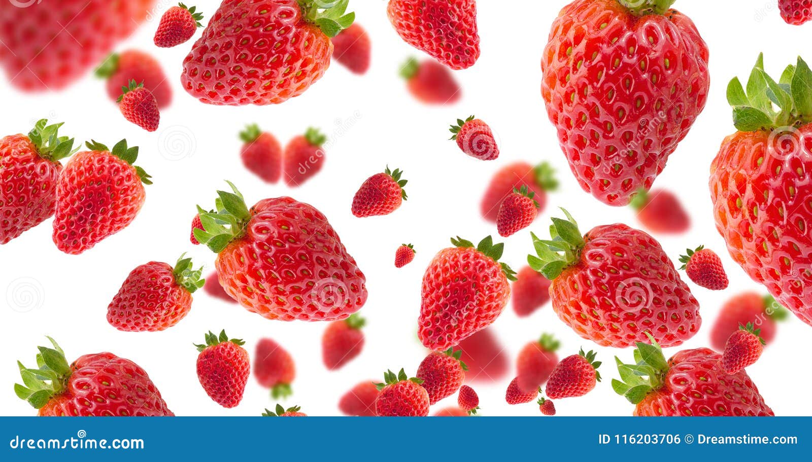 strawberries with effect on white background for backgrounds