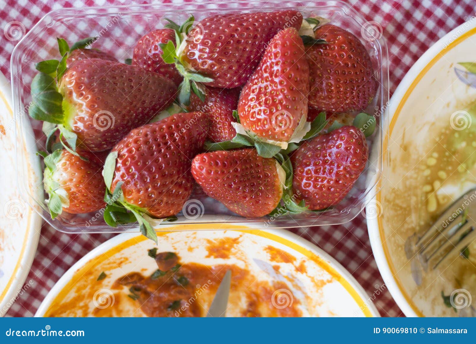 Strawberries in a Plastic Package Stock Photo - Image of fresh, food ...