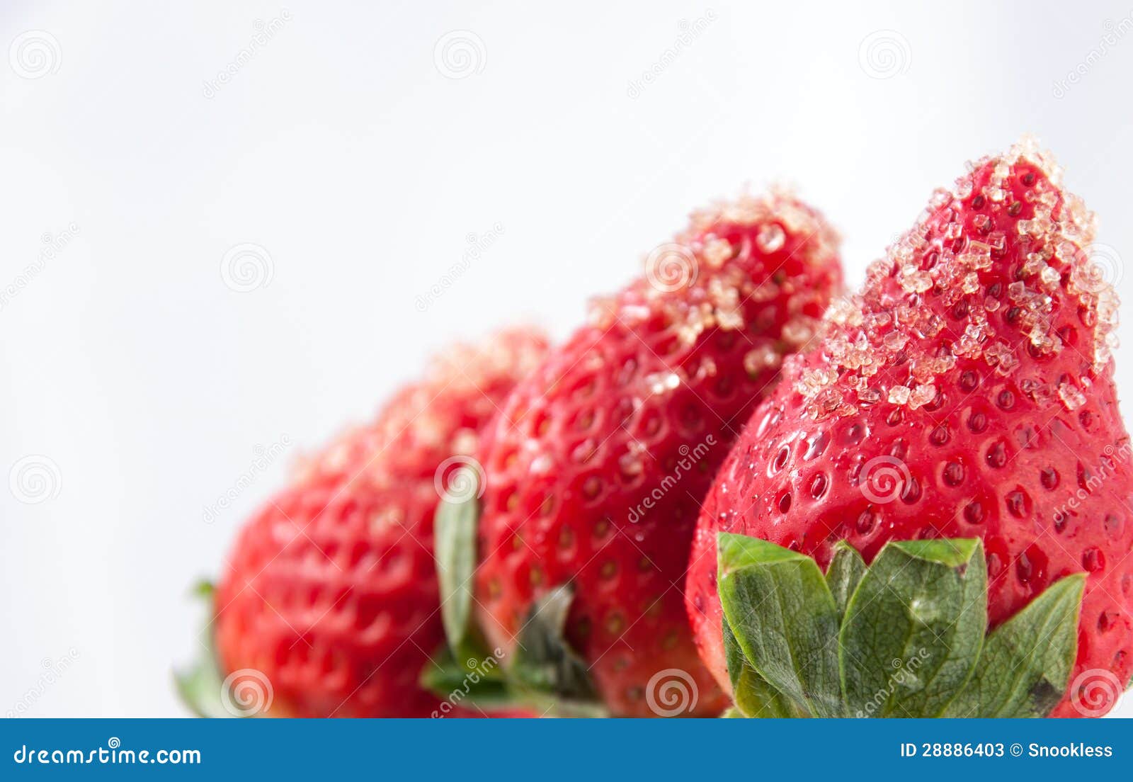 Strawberries and Raw Sugar stock image. Image of sugar 28886403