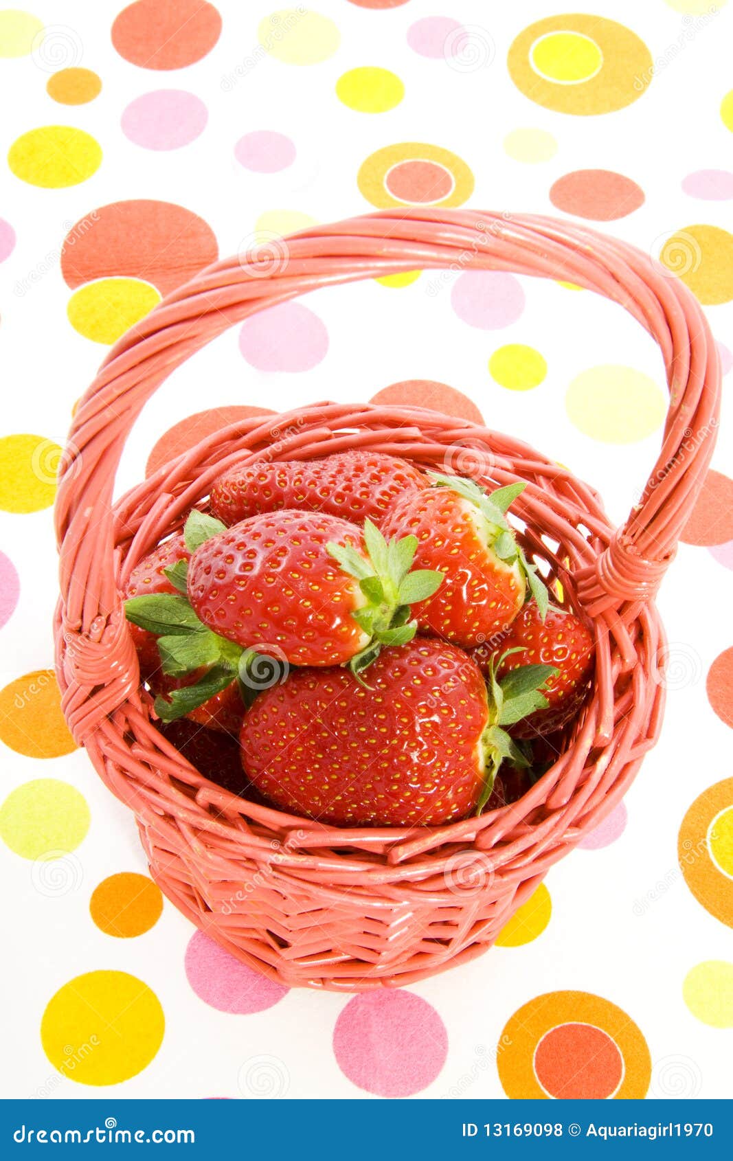 Strawberry basket stock photo. Image of four, alone, natural 13169098