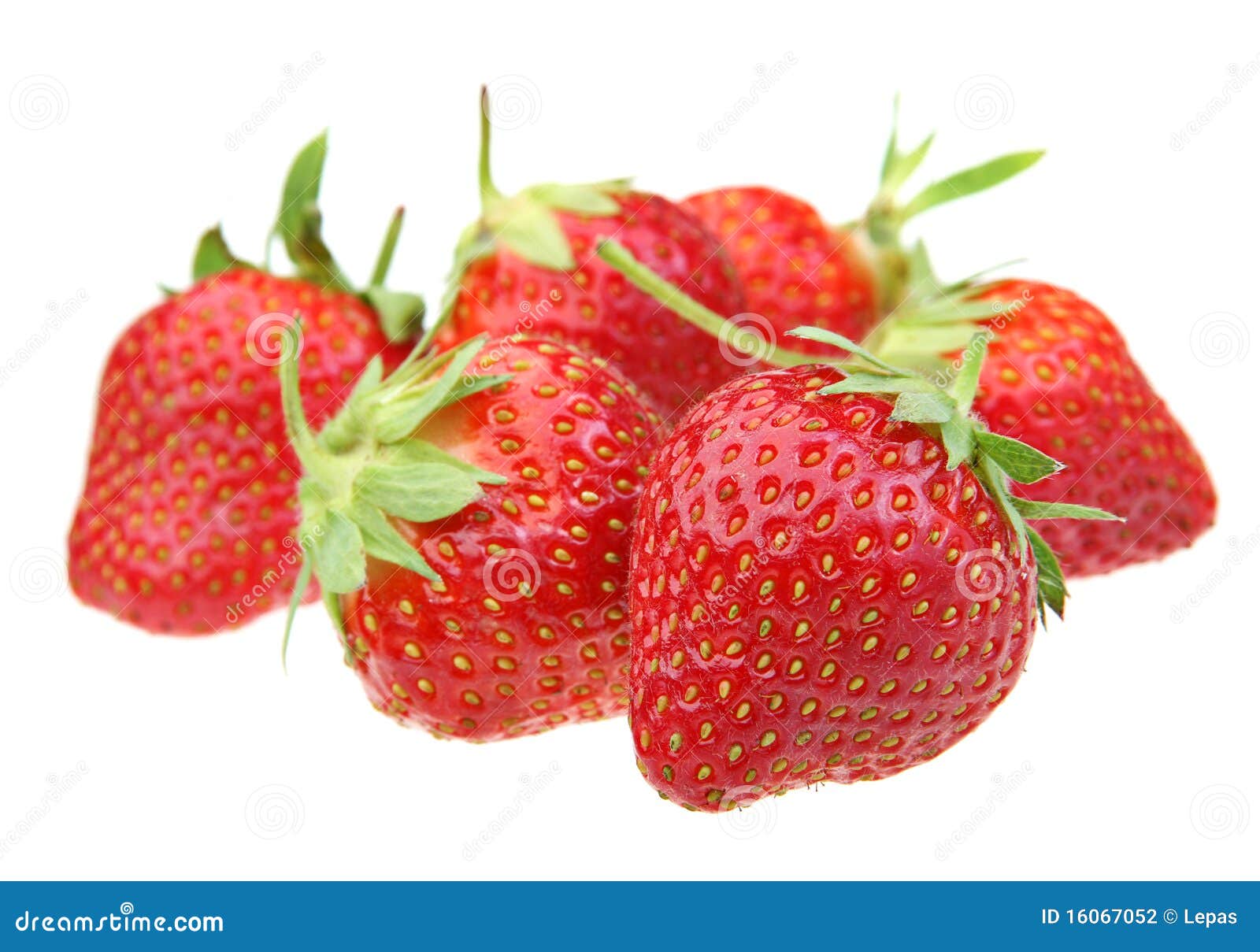 Strawberry berry on white stock photo. Image of closeup 16067052