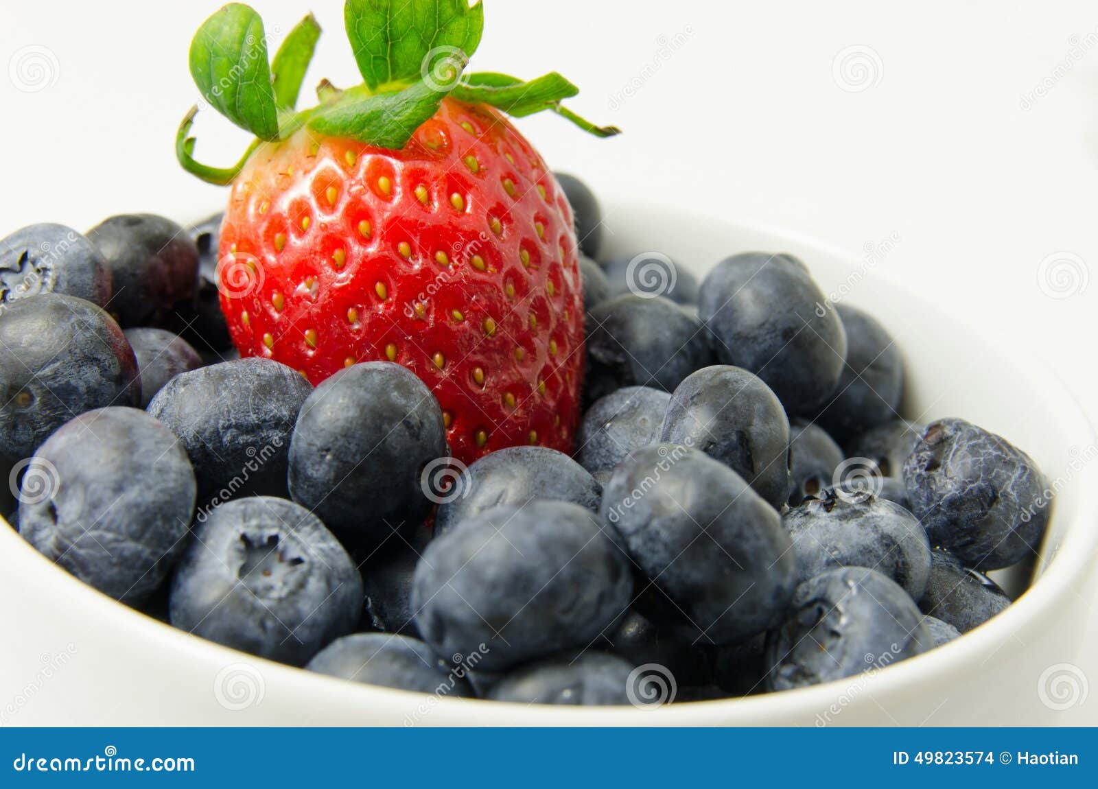 Strawberry and Blueberry stock photo. Image of fresh 49823574
