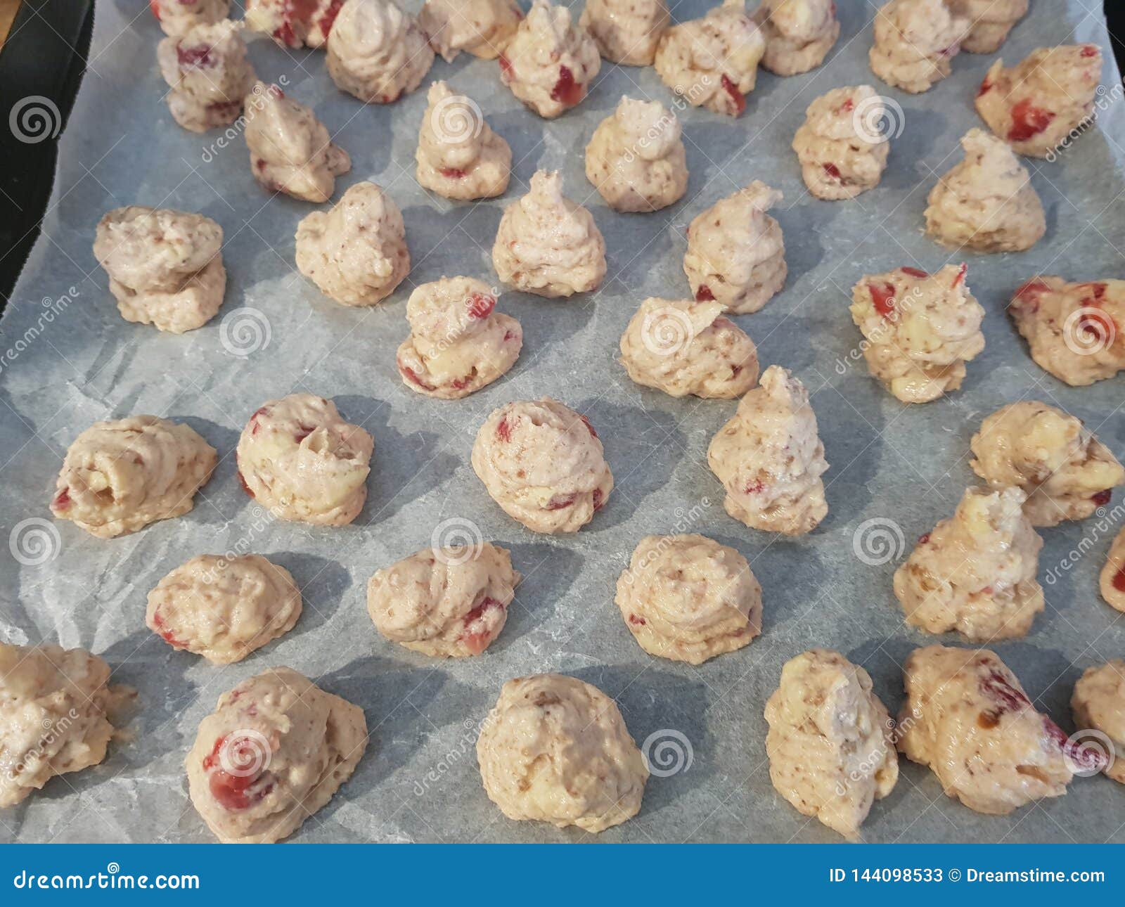 Strawberry Cheesecake Balls Stock Image Image of balls, gingercookies