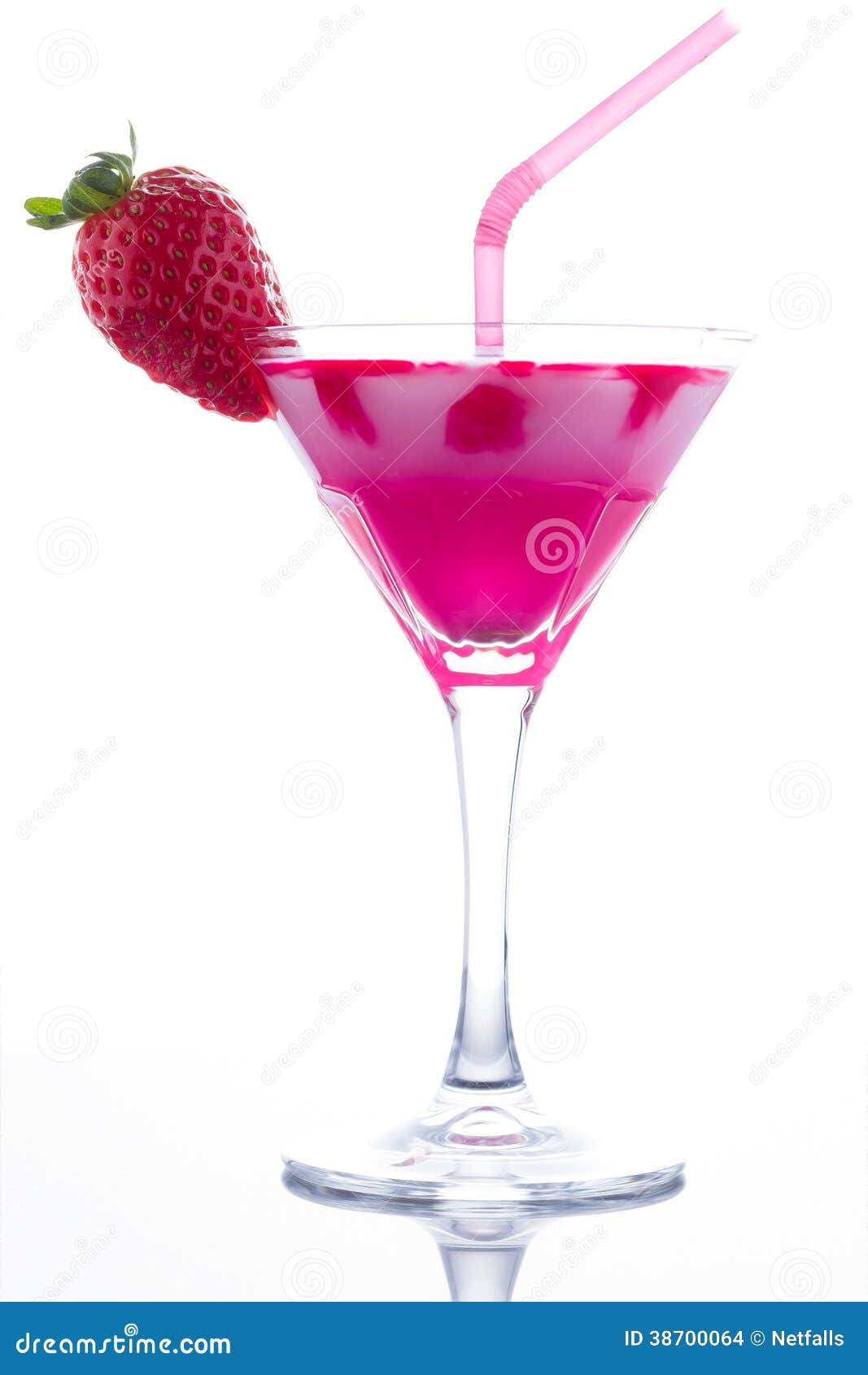 Strawberry Cocktail with Mint Stock Photo Image of juice, portion