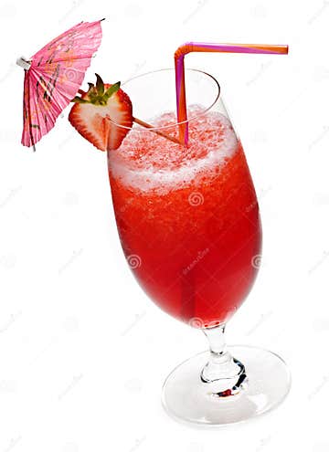 Strawberry daiquiri stock image. Image of glass, blended - 12514585