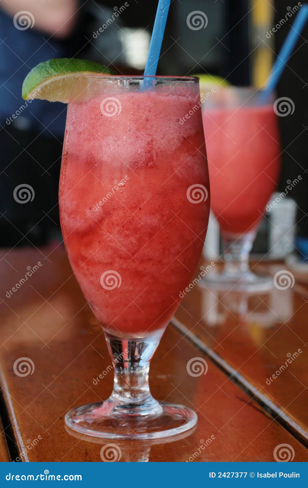 Strawberry daiquiri stock image. Image of strawberries 2427377