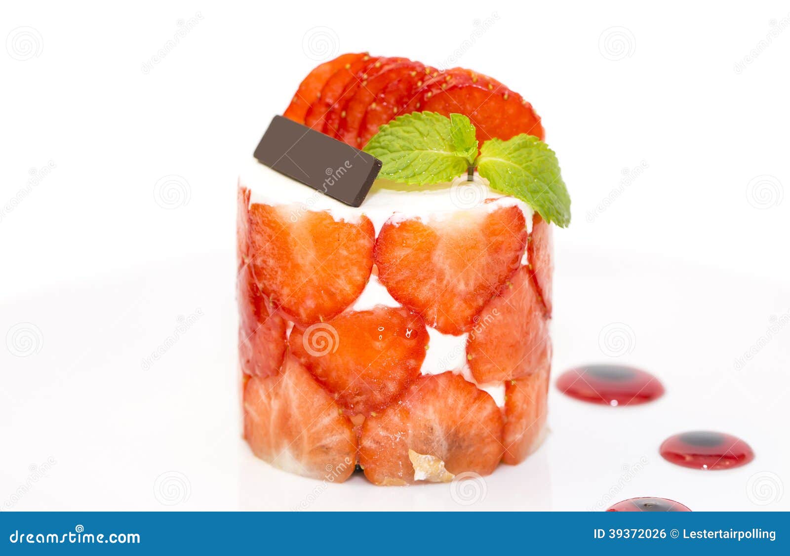 Strawberry dessert stock photo. Image of dessert, nutrition 39372026