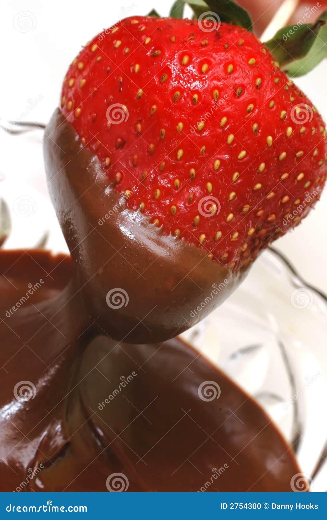 Strawberry Dipped in Chocolate Stock Photo Image of berry, rich 2754300