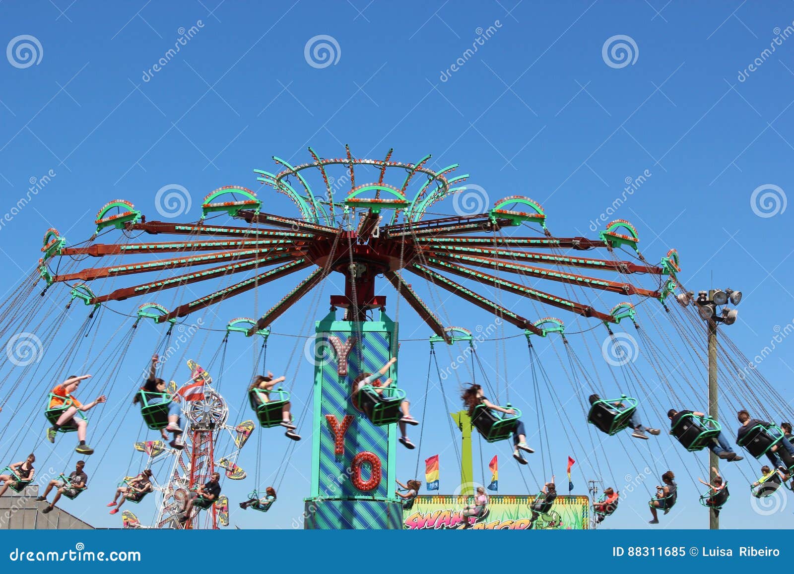 Strawberry festival editorial image. Image of nice, rides 88311685